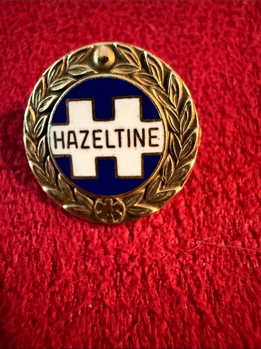 Vintage Hazeltine Corporation 14k stamped employee corporate service pin